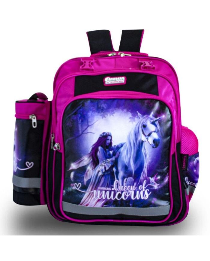 Sac A dos LBH4 Rose et Noir Unicorn LEADERS