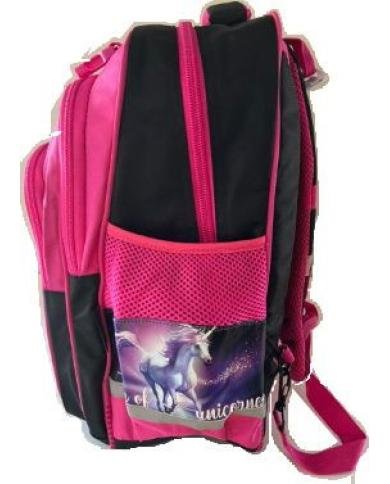 Sac A dos LBH4 Rose et Noir Unicorn LEADERS