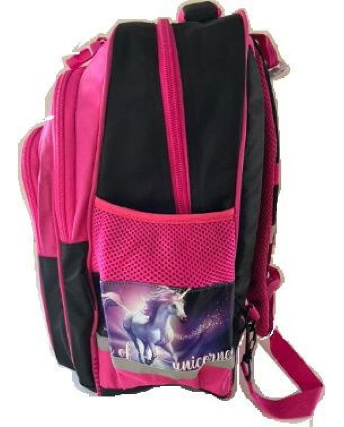 Sac A dos LBH4 Rose et Noir Unicorn LEADERS
