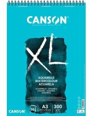 Bloc spiralé Canson XL Aquarelle A3 – 30 feuilles – 300 g/m²