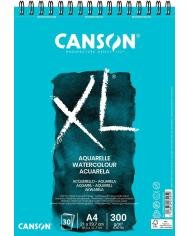 Bloc spiralé Canson XL Aquarelle A4 – 30 feuilles – 300 g/m²