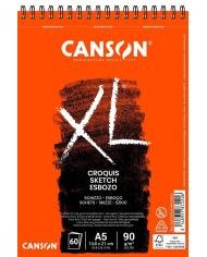 Bloc croquis CANSON XL 60 feuilles - A5 - 90G