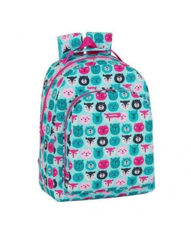 Sac A dos Animaux Turquoise Safta