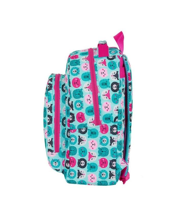 Sac A dos Animaux Turquoise Safta