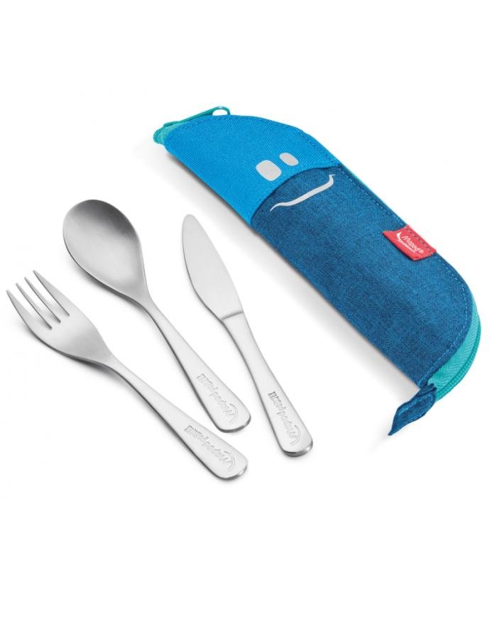 Set de couverts enfant Maped Picnik Concept Kids avec étui bleu