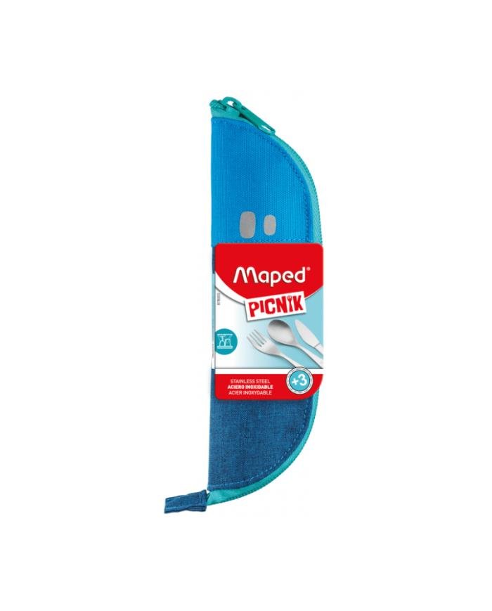 Set de couverts enfant Maped Picnik Concept Kids avec étui bleu