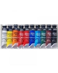 Boîte de 10 gouaches en tubes 10 ml Pébéo Tempera