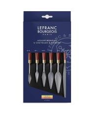 Set de 6 couteaux à peindre Lefranc Bourgeois