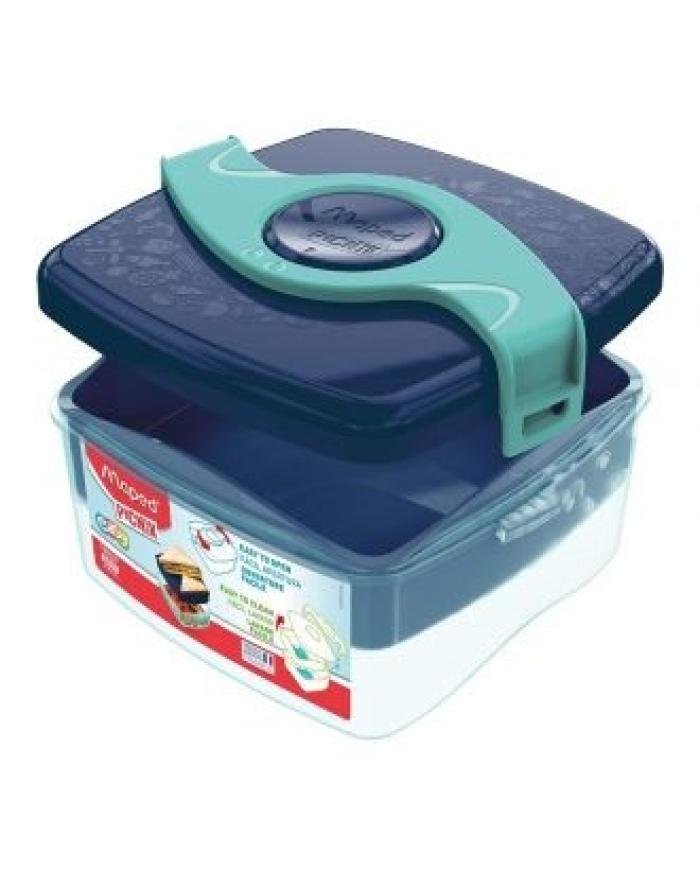Boîte à Déjeuner Maped Picnik Origins 1,4 L Bleu & Vert – 2 Compartiments Amovibles Sans BPA