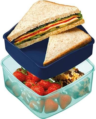 Boîte à Déjeuner Maped Picnik Origins 1,4 L Bleu & Vert – 2 Compartiments Amovibles Sans BPA