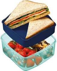 Boîte à Déjeuner Maped Picnik Origins 1,4 L Bleu & Vert – 2 Compartiments Amovibles Sans BPA