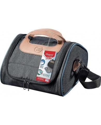 Sac Repas Isotherme Maped Picnik Concept 4,4 L Bleu avec Bandoulière et Set de Table