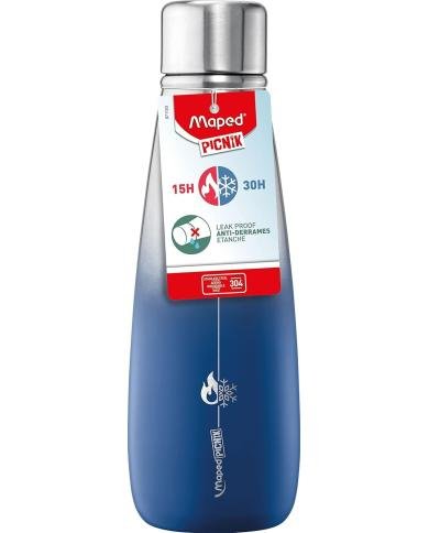 Bouteille Isotherme Maped Picnik Concept Adult 500 ml Bleu en Acier Inoxydable