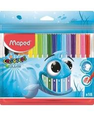 Maped Feutres Color'Peps Ocean x18 Lavables