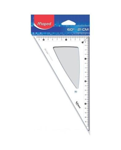 Équerre Maped 60° Grand Côté 21 cm Transparente