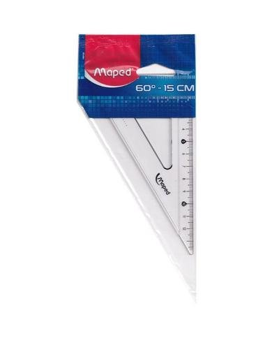 Équerre Cristal Maped 15 cm 60° Transparente