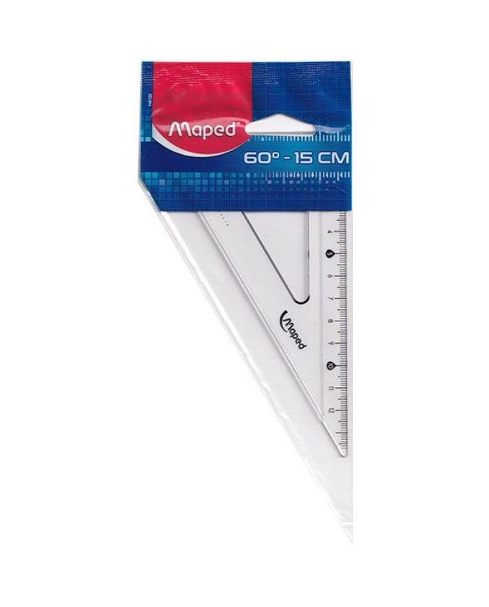 Équerre Cristal Maped 15 cm 60° Transparente