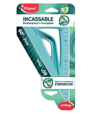 Équerre Incassable Maped 60° 21 cm Sous Blister