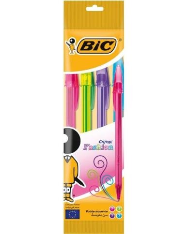 BIC Cristal Fashion Pochette De 4