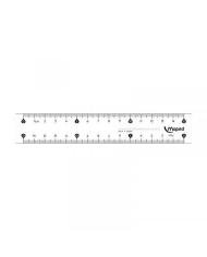Règle Maped Essentials 15 cm Transparente Graduée en Plastique