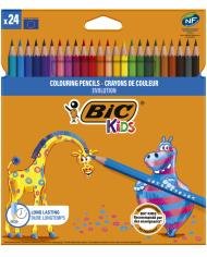 Crayons de Couleur BIC Kids Evolution ECOlutions 24 Couleurs