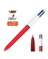 Stylo BIC 4 Couleurs Original Pointe Fine Rechargeable