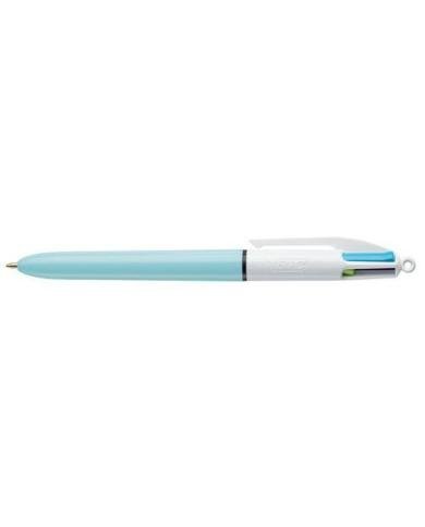 Stylo BIC 4 Couleurs Fun Édition Pastel Rechargeable