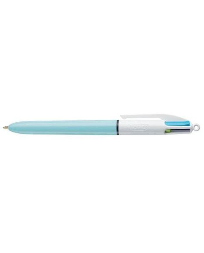 Stylo BIC 4 Couleurs Fun Édition Pastel Rechargeable