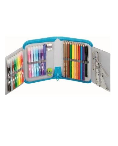 Trousse Scolaire Maped Jungle Garnie 31 Pièces