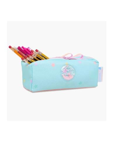 Trousse 2 compartiments, Stardust - Marshmallow