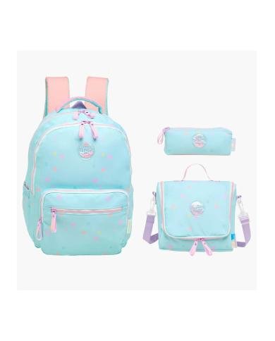 Trousse 2 compartiments, Stardust - Marshmallow