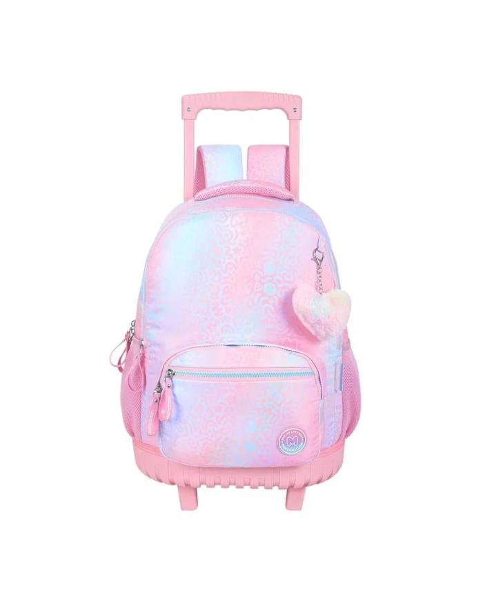 Sac à Dos à Roulettes Trolley, Iris Rose - Marshmallow