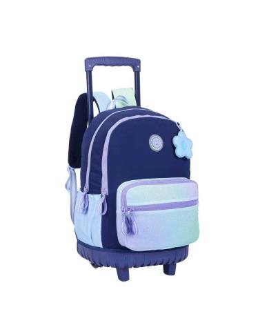 Sac à Dos à Roulettes Trolley, Starmania Navy - Marshmallow
