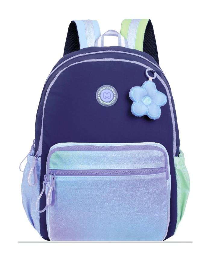 Sac à Dos 2 compartiments, Starmania Navy - Marshmallow