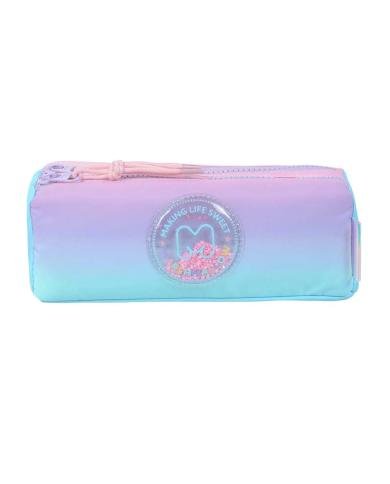 Trousse 2 compartiments, Summer Time - Marshmallow