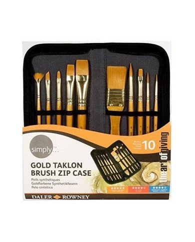 Le Libr'air - Trousse 10 Pinceaux Acrylique - Simply Daler Rowney - Tunisie Le Libr'air - Trousse 10 Pinceaux Acrylique - Simply Daler Rowney - Tunisie