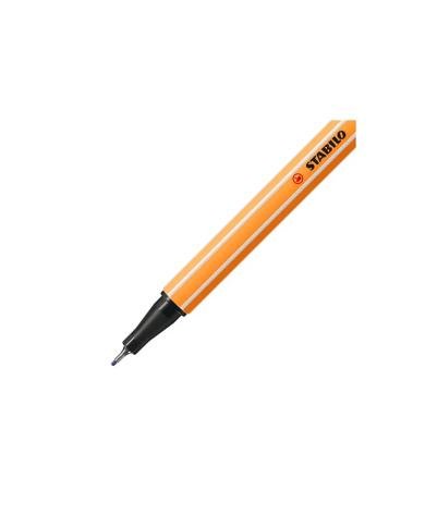 Feutres fins STABILO Point 88 ZigZag – Pochette de 18 couleurs