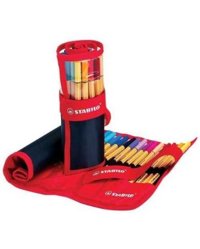 STABILO Point 88 Roller Set Bleu 25 couleurs