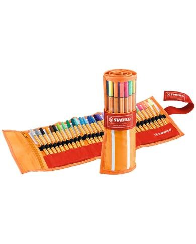STABILO point 88 Rollerset de 25+5 Néon