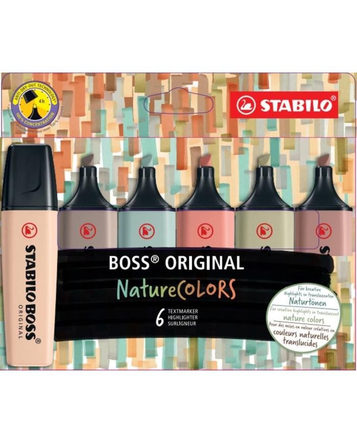 STABILO Boss pochette de 6 NatureColors