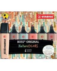 STABILO Boss pochette de 6 NatureColors