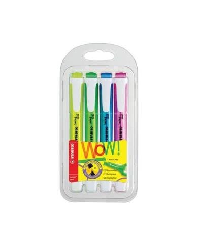 Etui de 4 Surligneurs Stabilo Swing Cool