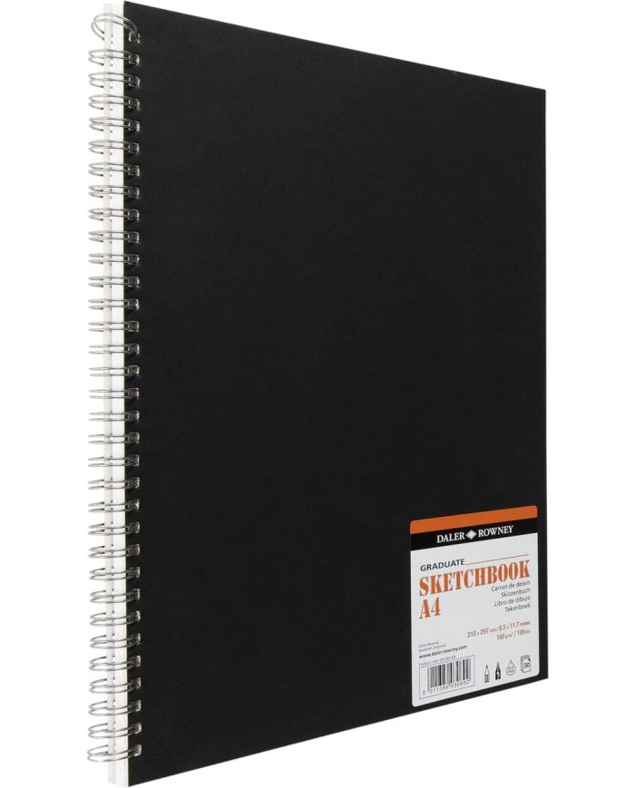 Le Libr'air - Carnet De Dessin Spiral A4 160G 30 Feuilles Graduate - Daler Rowney - Tunisie