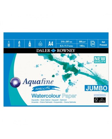 Le Libr'air - Bloc Papier Aquarelle Lisse A4 300G - Daler Rowney - Tunisie