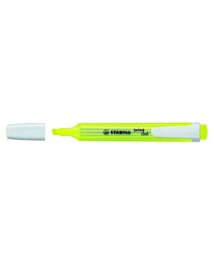 Surligneur STABILO Swing Cool Jaune – Pointe Biseautée 1-4 mm