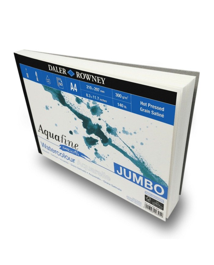 Le Libr'air - Bloc Papier Aquarelle Lisse A4 300G - Daler Rowney - Tunisie