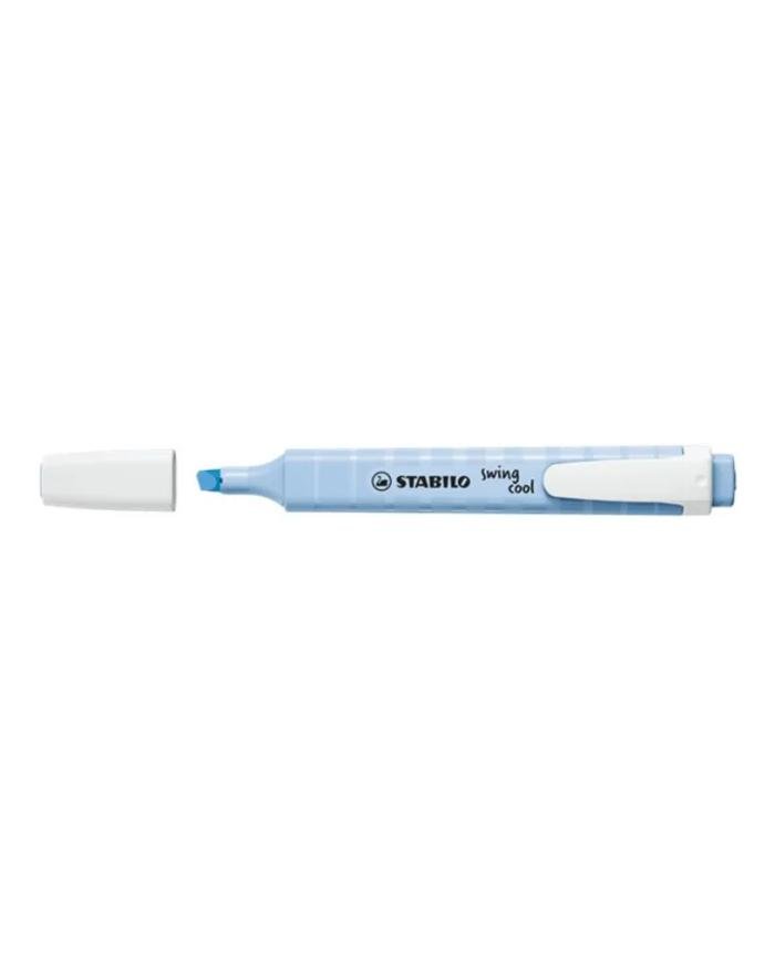 Surligneur STABILO Swing Cool Pastel Bleu Glacier 1-4 mm