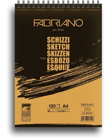 Le Libr'air - Bloc Esquisse A4 Grain naturel 120 Feuilles 90G/M² - Fabriano - Tunisie Le Libr'air - Bloc Esquisse A4 Grain naturel 120 Feuilles 90G/M² - Fabriano - Tunisie