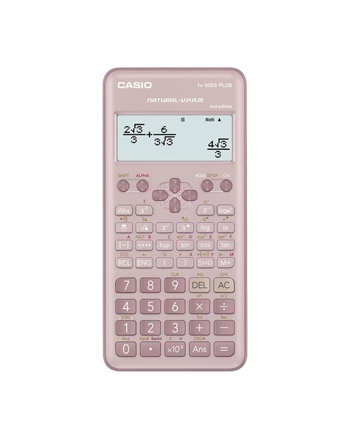 Calculatrice Scientifique Casio FX-82ES+ 2ème Edition Rose