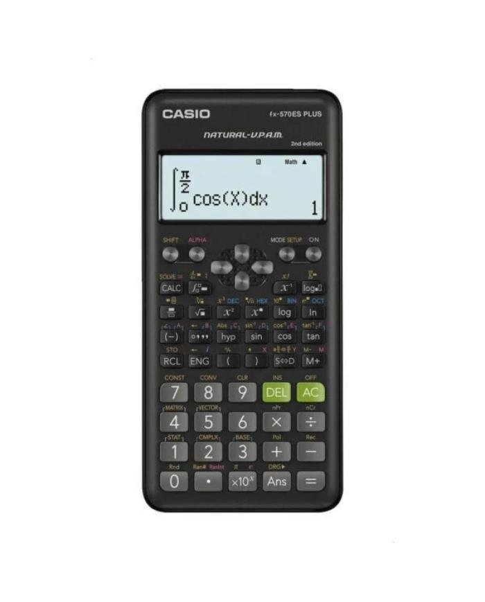 Calculatrice Scientifique CASIO Fx-570ES Plus Noir
